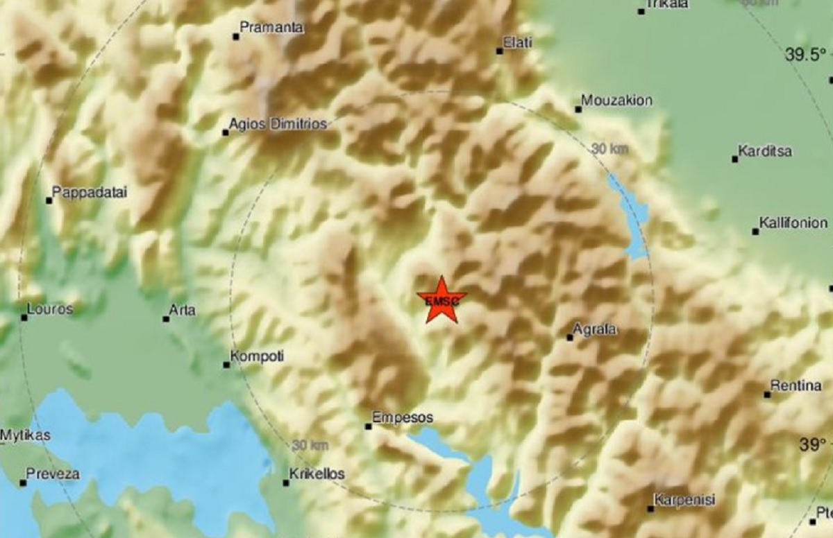 Tërmeti godet Greqinë