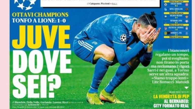 Mediat italiane e bëjnë dramë, Juventus dhe Sarri në shënjestër të kritikave