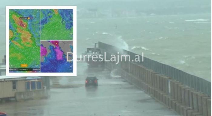 Përkeqësim i motit 3 ditë në bregdetin e Durrësit, çfarë njofton Drejtoria Detare