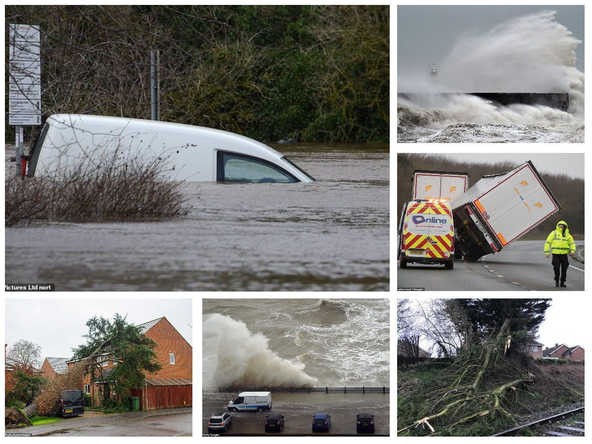 Shkatërrimet që solli stuhia “Ciara” në Angli, pritet goditje e fuqishme në Londër (FOTO)
