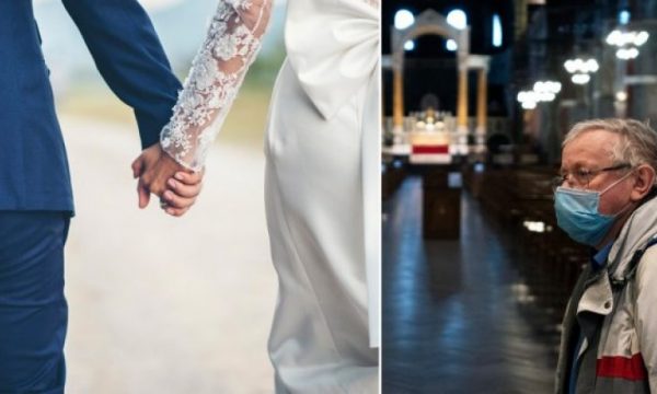 Dasmat në Angli do të bëhen me 5 persona, të tjerët do të ndjekin ceremoninë në Skype