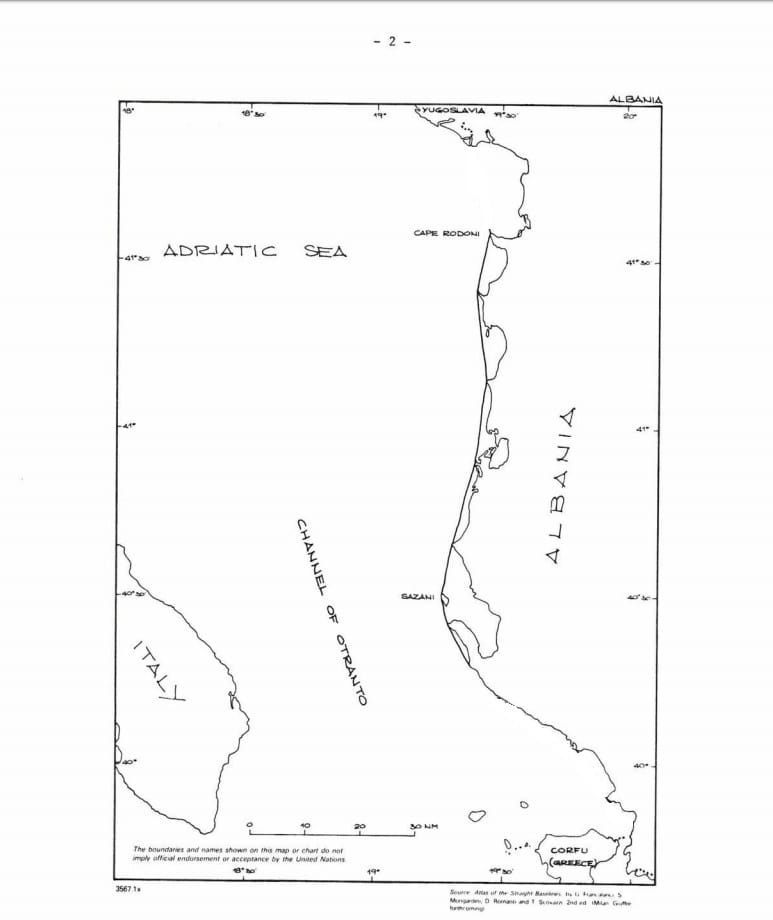 9 mars 1970 – Shqipëria shpalli për herë të parë vijën e drejtë bazë