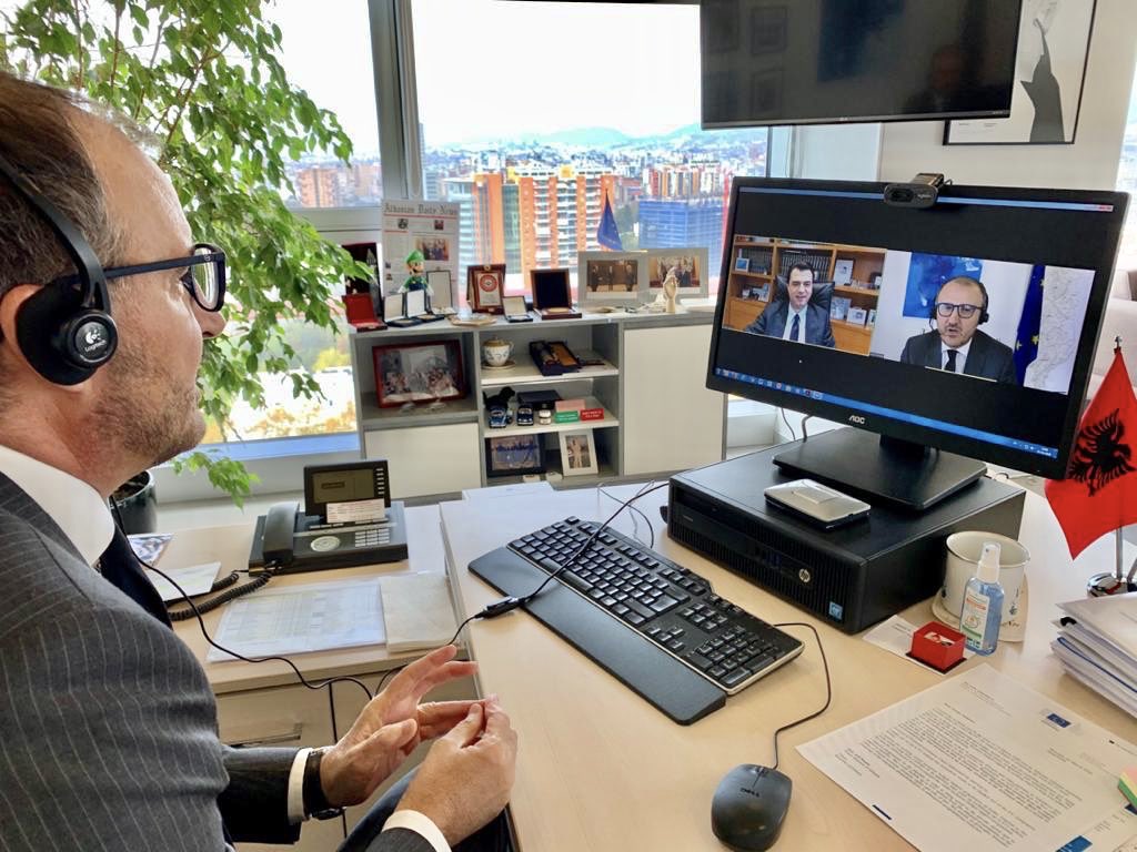 Negociatat, Soreca video- konferencë me Bashën: Duhet bashkëpunimi dhe monitorimi i opozitës
