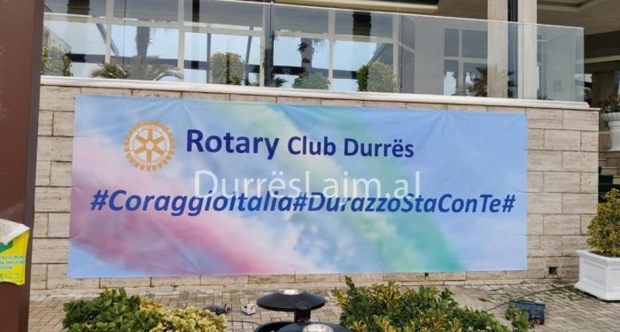 “Kurajë Itali, Durrësi është me ty”! Klubi rotarian solidarizohet me vendin fqinj (FOTO)