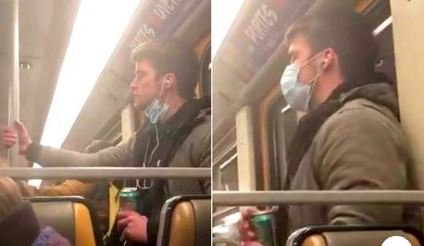 Arrestohet burri që futi gishtat në gojë dhe i fshiu te doreza e metrosë (FOTO)