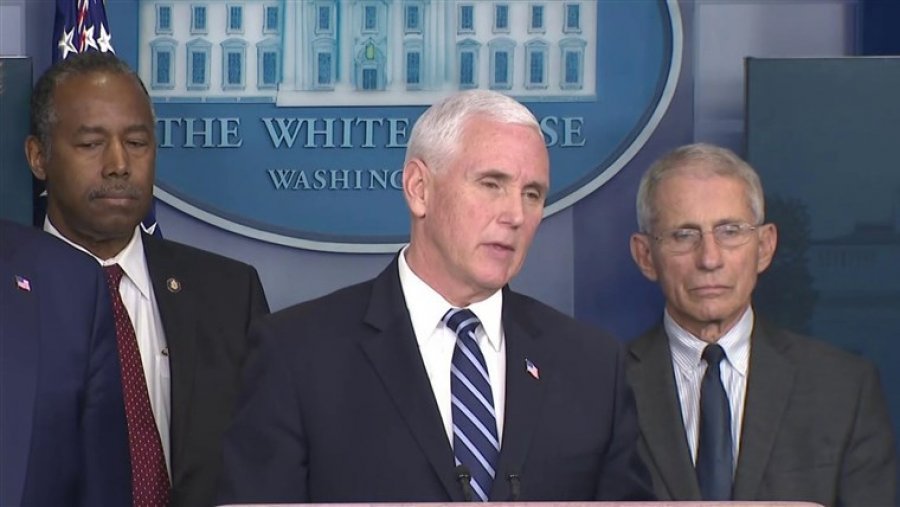 Testi i nënpresidentit amerikan del negativ ndaj koronavirusit