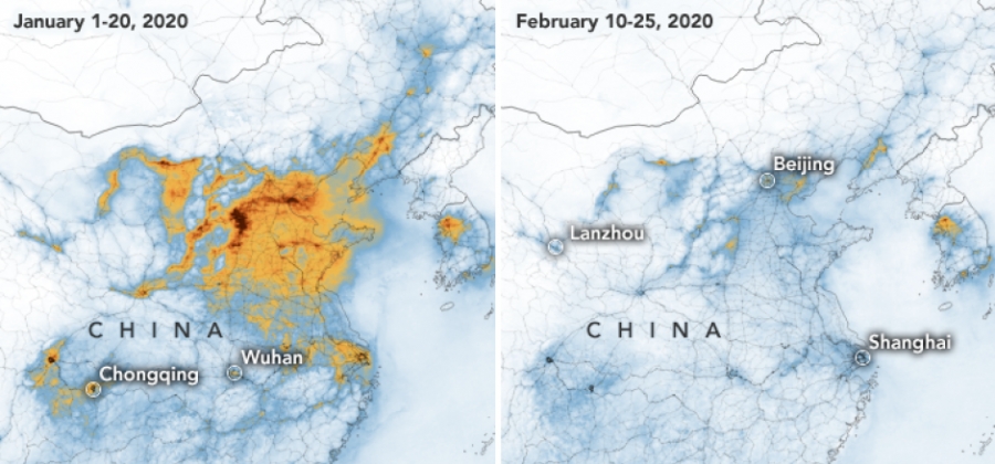 NASA zbulon ndryshimin dramatik që koronavirusi ka sjellë në Kinë