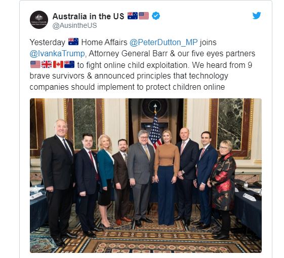 Ministri australian me COVID-19, takoi më herët Ivanka Trump