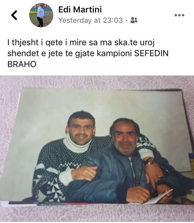 Me Sefedin Brahon 20 vite më parë, trajneri i Teutës bëhet nostalgjik dhe kënaq ish-lojtarët