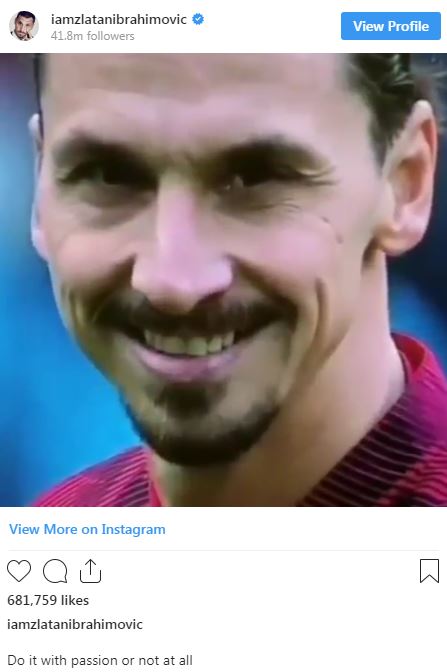 Postimi i Ibra-s në rrjete sociale tremb tifozët e Milanit