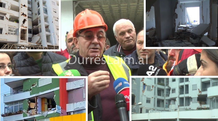 Ekspertizat e thelluara për pallatet e dëmtuara rëndë në Durrës, drejtori Hysenlliu: Ja kur do të jenë gati