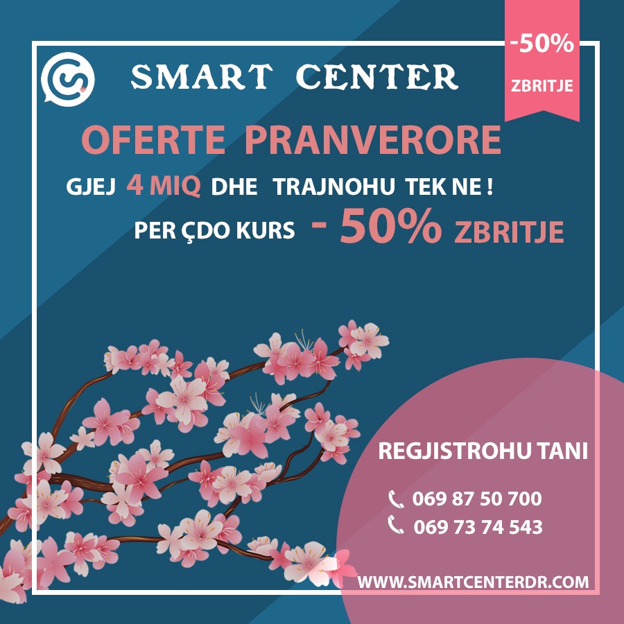 Gjeni 4 miq dhe shkoni në &#8220;Smart Center&#8221;, -50% ulje për çdo kurs