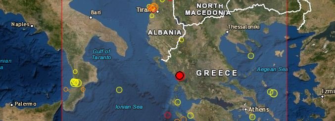 Tërmet 5.4 ballë në Greqi, lëkundjet ndjehen edhe në Tiranë
