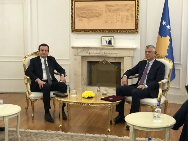 Rrëzimi i qeverisë në Kosovë, Presidenti Thaçi fton Kurtin të parin në konsultim