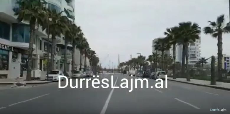 Nis orari i karantinimit – Mbyllen dyqanet e boshatisen rrugët e Durrësit (VIDEO)