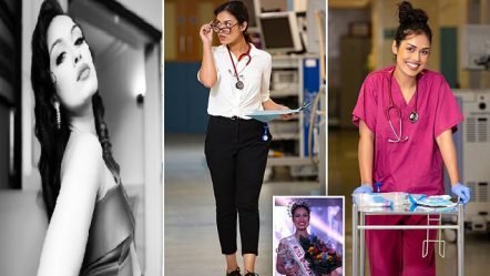 “Miss Anglia” lë kurorën e bukurisë dhe i kthehet punës si mjeke për të luftuar Covid-19