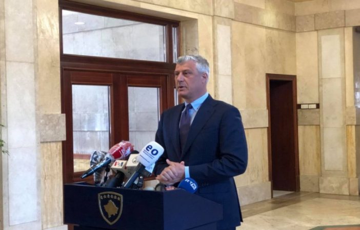 Thaçi flet pas takimit me Albin Kurtin: Do respektoj Kushtetutën dhe vullnetin e qytetarëve