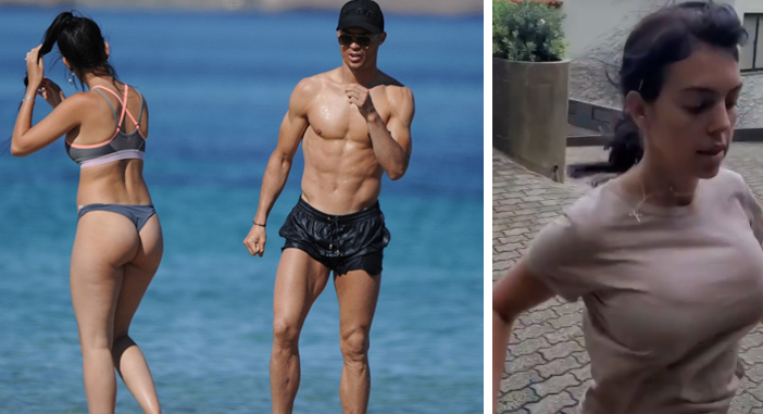 Georgina bën vrap, Cristiano e filmon