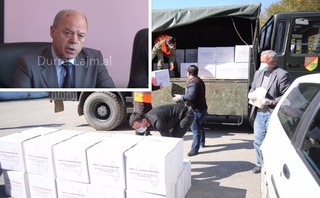 700 pako me ndihma po shpërndahen në Durrës, Krujë e Shijak. Nasto: Janë gjobitur 5 fasoneri