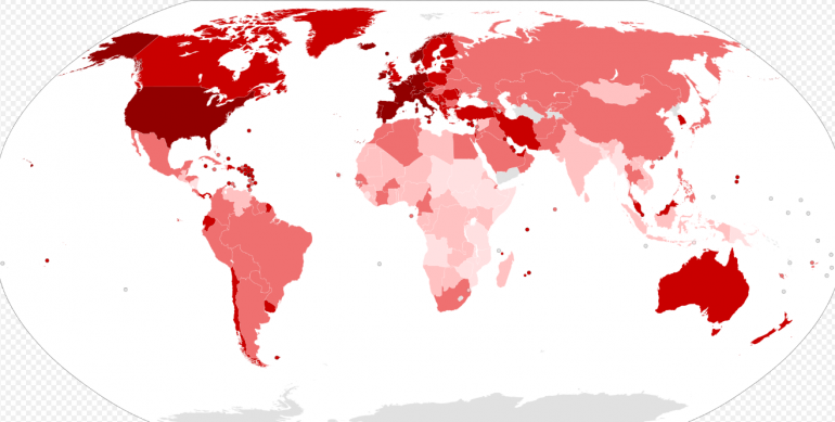 Koronavirusi shënon 74 mijë viktima në gjithë botën
