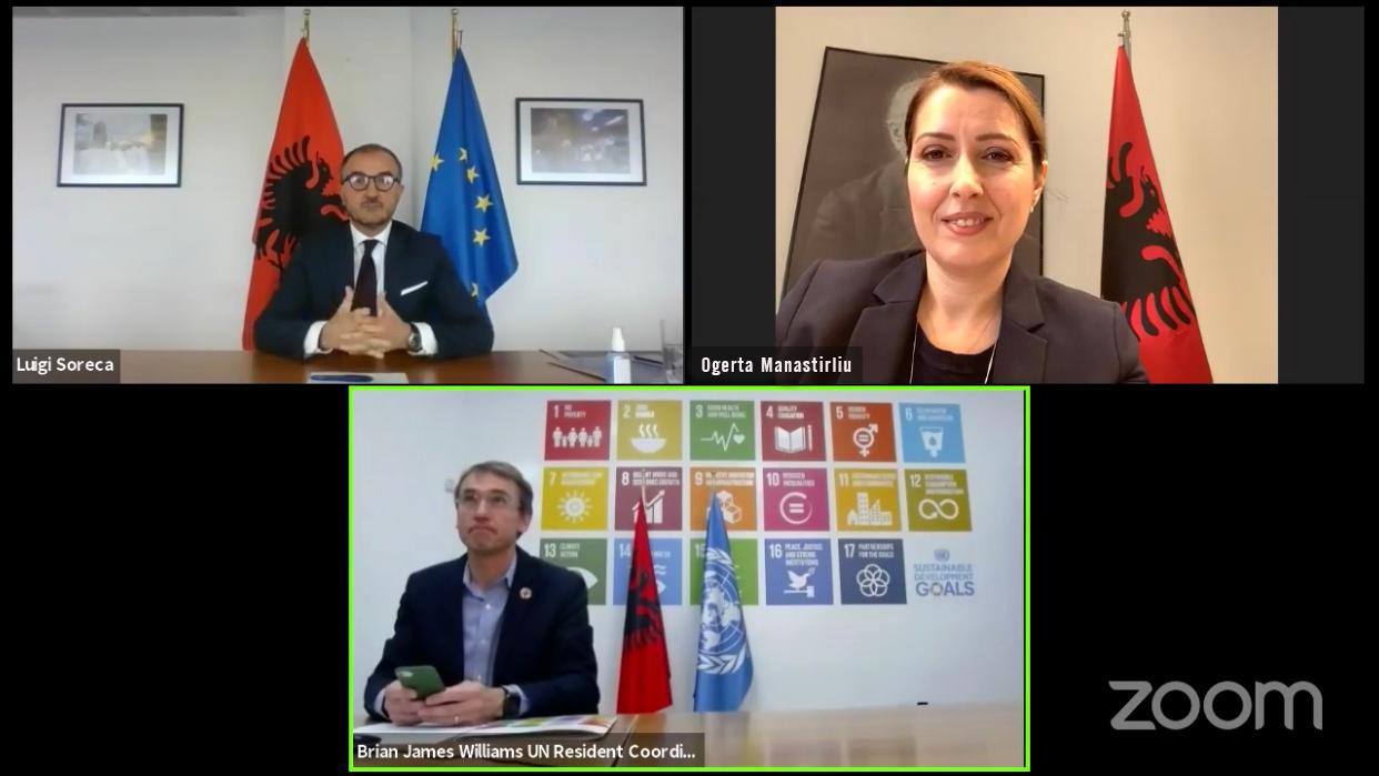 BE ndihmë 4 milionë euro Shqipërisë, Manastirliu: Reagim i shpejtë në luftën kundër COVID-19