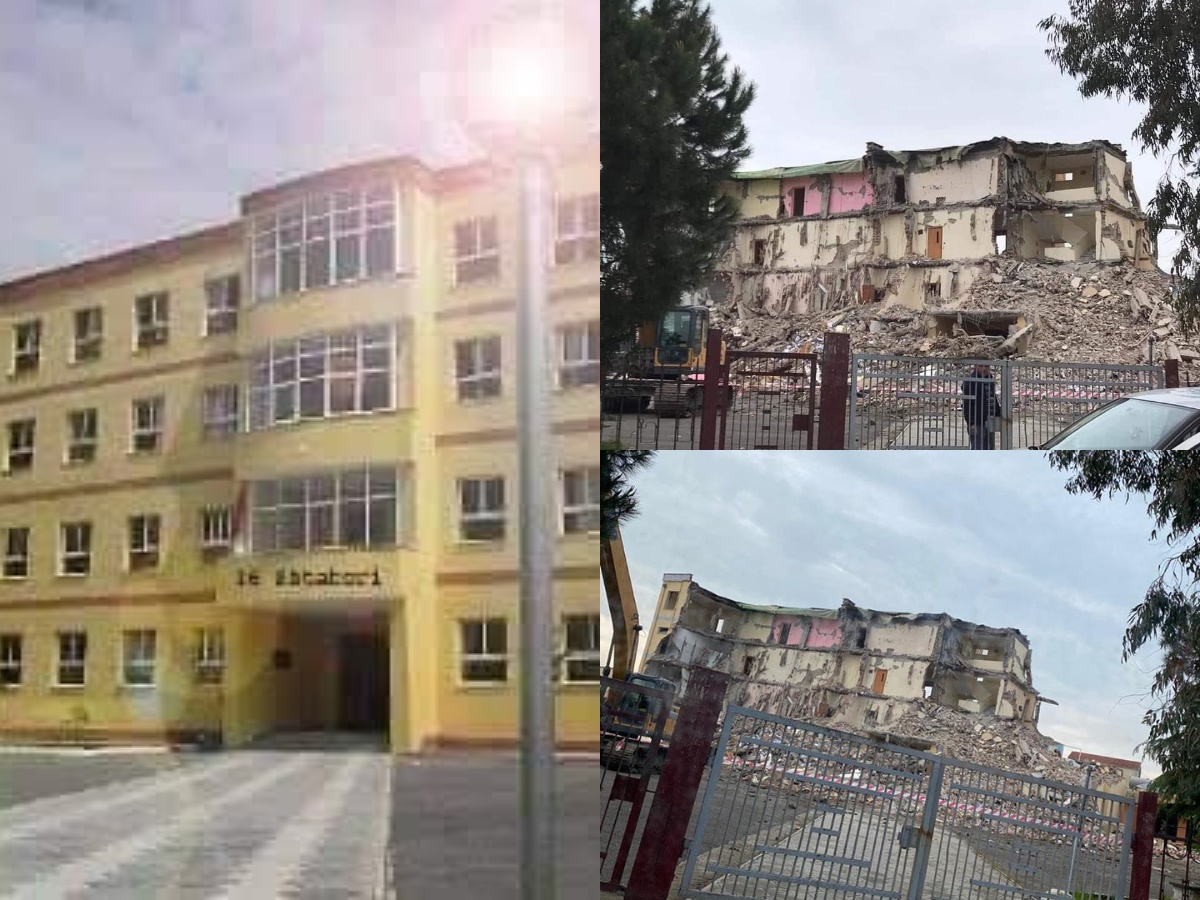 Denoncimi i PD Shijak: “Zhduken” dyert, dritaret, bankat dhe karriget e shkollave që u shembën