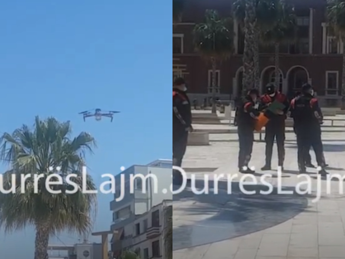 VIDEO/ Policia e Durrësit kontroll masiv të mjeteve dhe qytetarëve, inspektim edhe me dron
