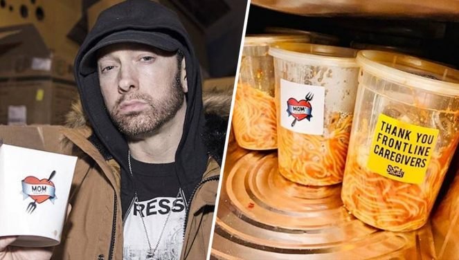 Eminem gatuan për punonjësit e një spitali