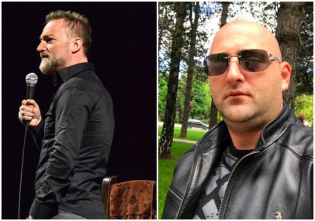 Sherr mes aktorëve të njohur të humorit, Ledio Lakos dhe Gent Hazizit