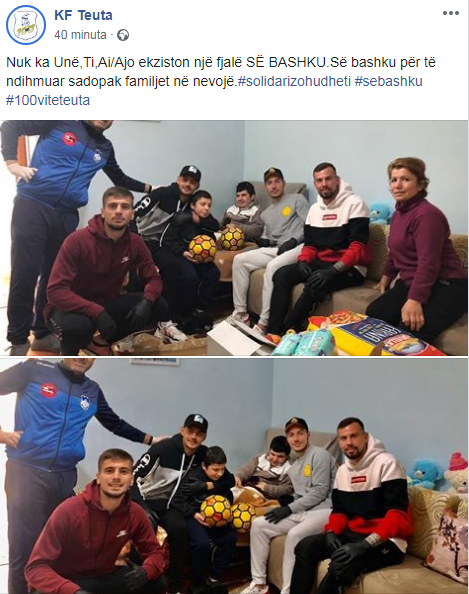 Ndihma për familjet në nevojë, Teuta bën një gjest fantastik në kohën e koronavirusit