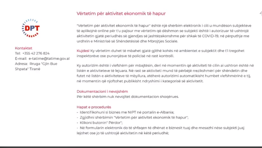 Gati vërtetimi online, Rama: Rruga si duhet të veprojnë bizneset për të marrë leje në e-Albania