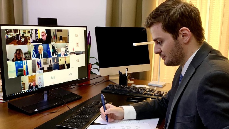 Konferenca online me ministrat e BE-së dhe rajonit, Cakaj: Folëm për rihapjen graduale të kufijve