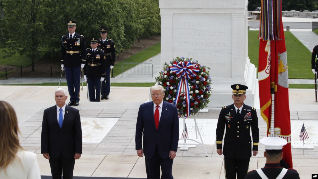 Dita e Përkujtimit, Presidenti Trump nderon të rënët në luftë