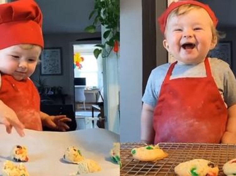 “Kuzhinieri” që po çmend Instagramin, është vetëm 1 vjeç… (VIDEO)