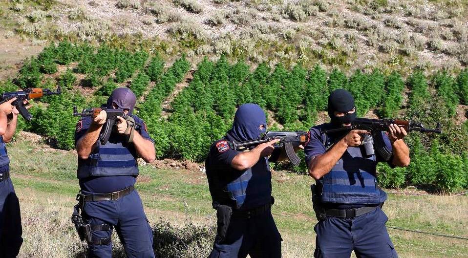 Rreth 40 të shoqëruar, operacion masiv antidrogë në të gjithë vendin