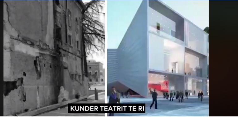 “Tiranën nuk e ndalin dot”, Reagimi i parë i Ramës pas shembjes së Teatrit Kombëtar (VIDEO)