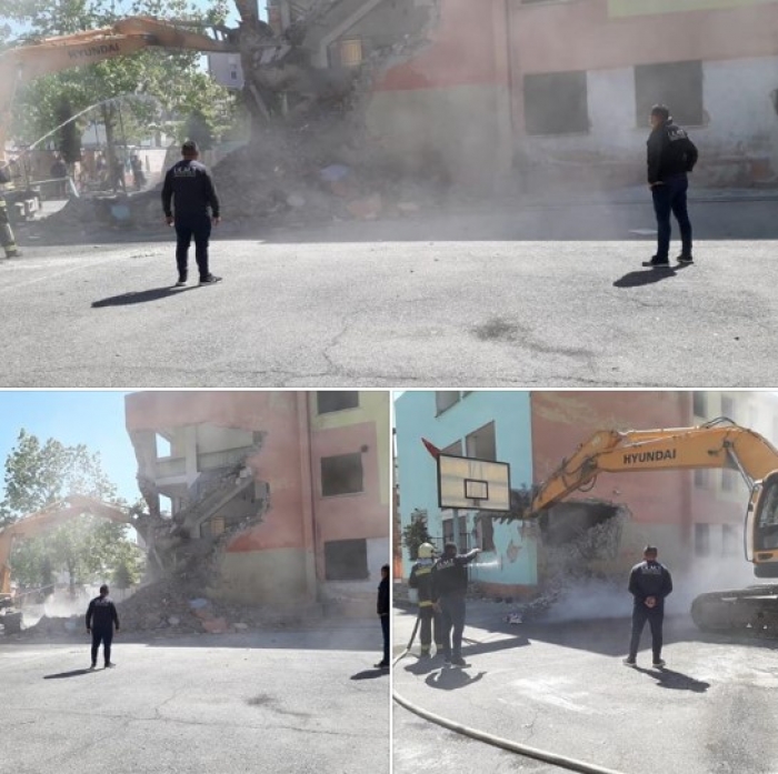 Shembet shkolla “Qemal Mici” në Durrës (VIDEO)