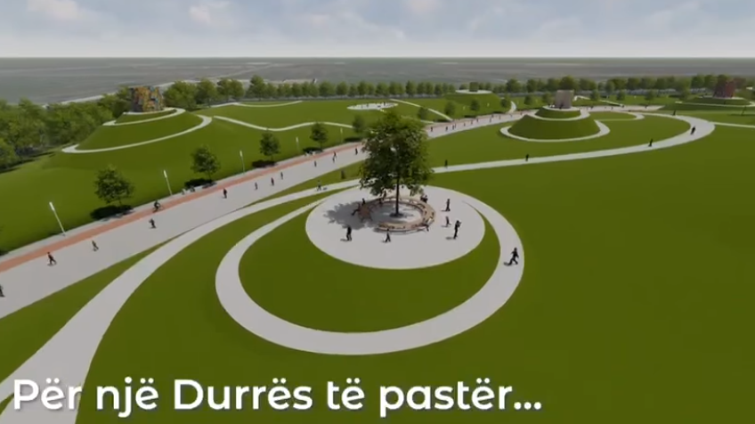 “Për një Durrës të pastër”… Rama publikon videon e projektit: Ja kur mbaron Parku i Madh