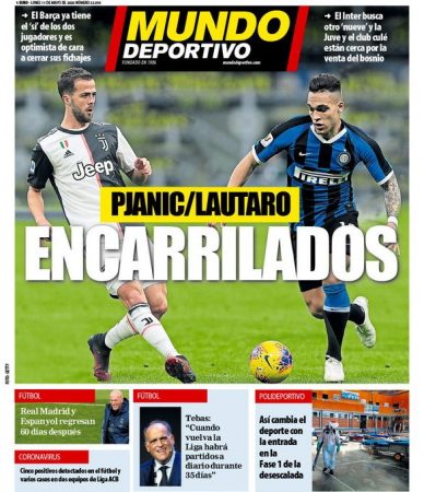 Në Spanjë janë të sigurt: “Pjanic e Lautaro Martinez rrugës për në Barcelonë”