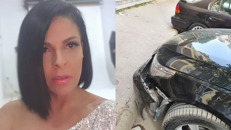 “Sapo më goditi trotuari!” Aurela Gaçe poston foton e makinës pas incidentit