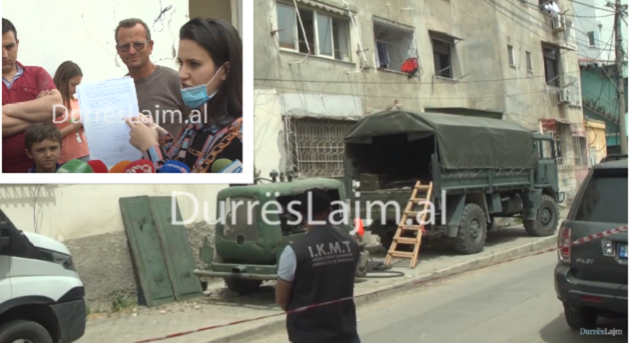 Banorët e pallatit nr.1062 në Durrës në protestë: Akti i ekspertimit për t’u shembur s’është korrekt (VIDEO)