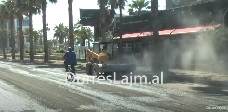 Ndërhyrjet në Vollga, fillon rikonstruksioni i 720 m rrugë tek “Taulantia” (VIDEO)