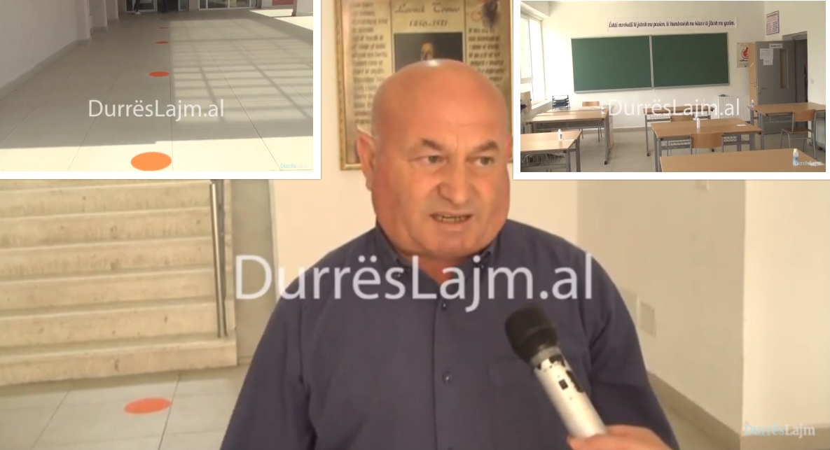 Ndryshimet në gjimnazet e Durrësit, si janë përshtatur klasat për të garantuar distancimin fizik (VIDEO)