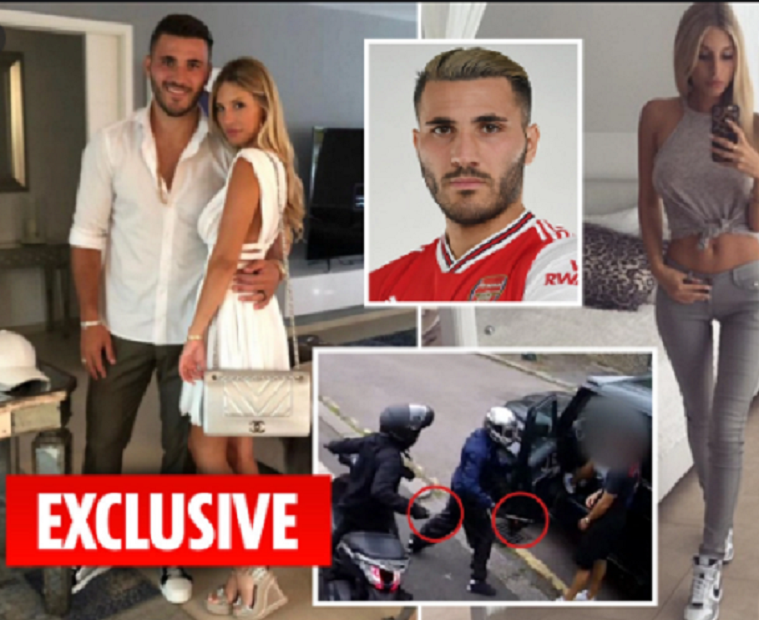 U kap me armë në aeroport, bashkëshortja e futbollistit të Arsenalit rrezikoi të dënohej me 6 muaj burg