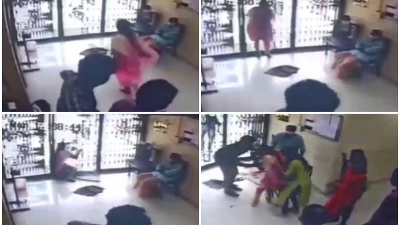 Gruaja ndërron jetë pasi përplaset me një derë xhami në bankë (VIDEO)