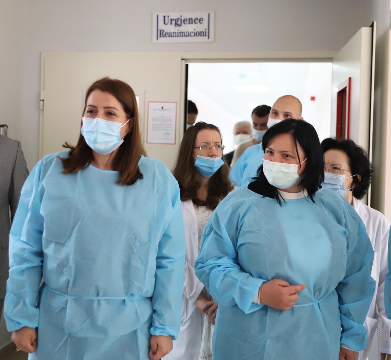 Dyfishohen kapacitetet e reanimacionit në spitalin e Elbasanit