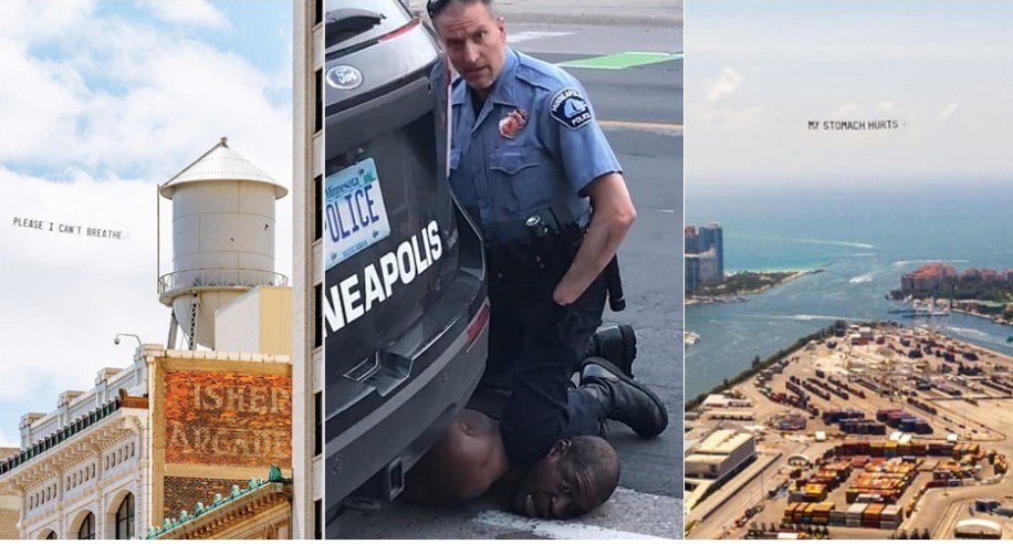 “Nuk po marr frymë”, fjalët e fundit të Floyd fluturojnë me aeroplan nëpër qiellin e SHBA-së