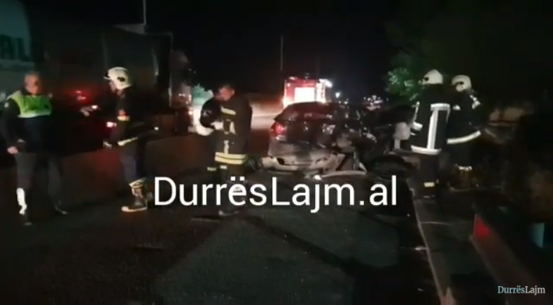 Vendngjarja e aksidentit me një të plagosur në Durrës (VIDEO)
