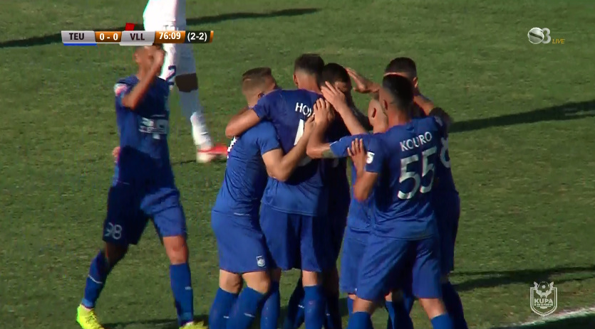 Teuta kualifikohet në gjysëmfinalen e Kupës së Shqipërisë