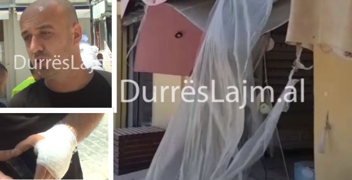 Xhama e vetrata të thyera nga shpërthimi i pallatit, pronarët e bizneseve në Durrës: Kërkojmë dëmshpërblim (VIDEO)